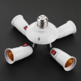 מפצל נורה E27 לכמה נורות